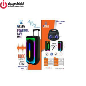 اسپیکر بلوتوثی قابل حمل انزو مدل 990