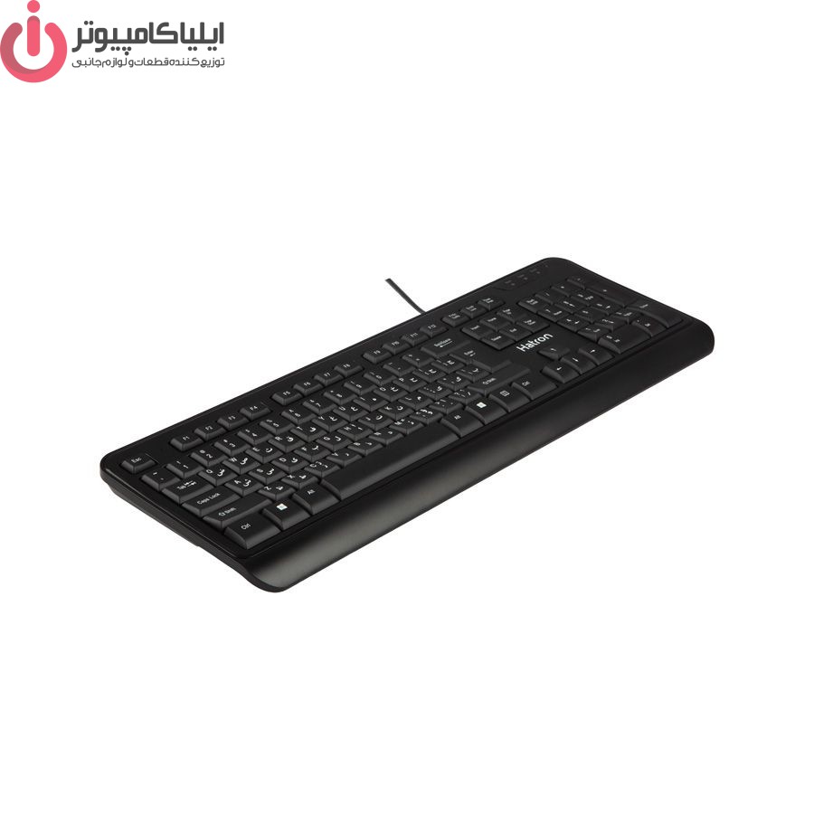 HATRON-HK240-wired-keyboard-3 کیبورد USB هترون مدل Hatron HK240 - تصویر 1