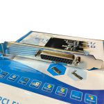 ديتا PCI Express X1 کارت Paralell LPT 25Pin برند ونتولینک چیپست CH382L