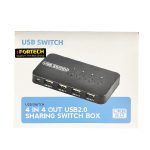 سوئیچ سلکتر 4پورت دستی مدل USB IF-U404 - تصویر 4