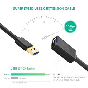 کابل افزایش طول USB 3.0 یوگرین مدل US129 طول 1 متر