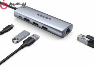 هاب USB3.0 برند یوگرین مدل UGREEN CM266*60812 - تصویر 2