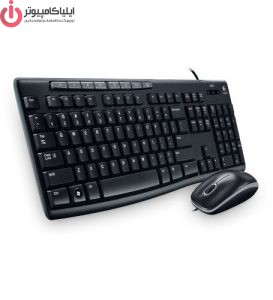 کیبورد و ماوس سیم دار لاجیتک مدل MK200 - تصویر 2