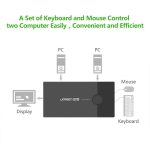 سوییچ 2 پورت USB KVM یوگرین مدل 30357