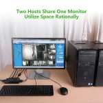 سوییچ 2 پورت USB KVM یوگرین مدل 30357