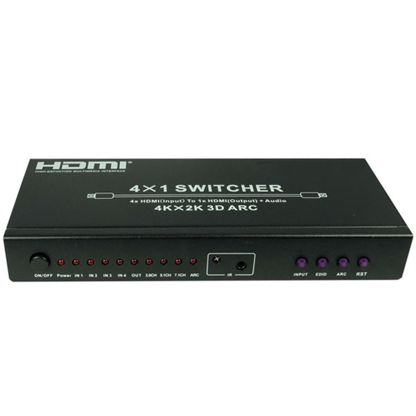 سوئیچ 4 به 1 HDMI مدل FARANET FN-S241A سوئیچ 4 به 1 HDMI مدل FARANET FN-S241A