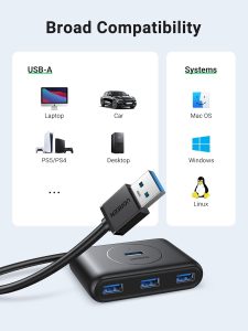 هاب USB 3.0 چهار پورت یوگرین مدل UGREEN CR113-20291 - تصویر 6