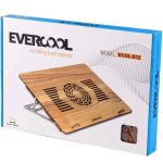 پایه خنک کننده  لپ تاپ EVERCOOL تک فن مدل ECOL-S12 - تصویر 2