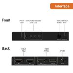 سوئیچ 2 پورت HDMI مدل FN-S821 V2.1 8K