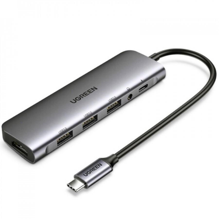 هاب 6 پورت USB-C یوگرین مدل CM136-80132 هاب 6 پورت USB-C یوگرین مدل CM136-80132