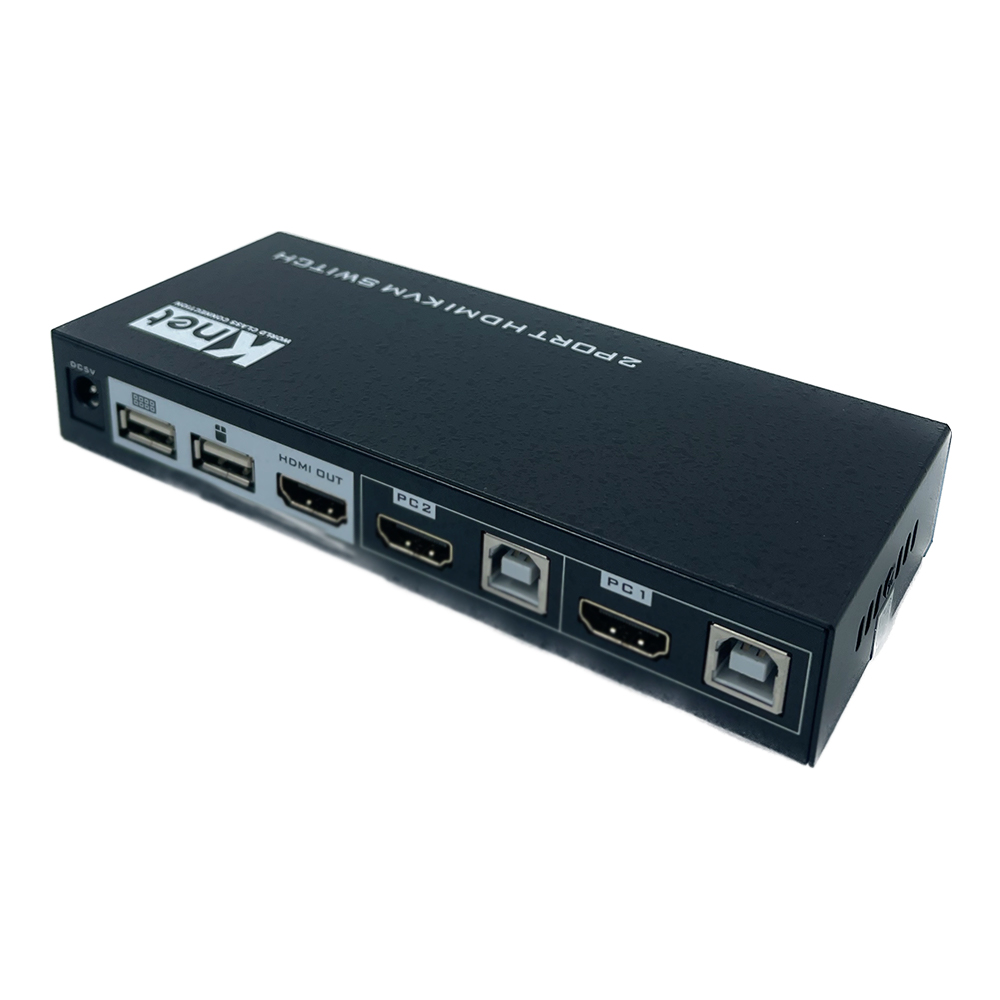 سوییچ HDMI KVM دو پورت کی نت مدل K-SWKH402 سوییچ HDMI KVM دو پورت کی نت مدل K-SWKH402