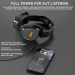 هدست شارژی مخصوص بازی  آئولا مدل AULA Wind F608 3 in 1 RGB - تصویر 6