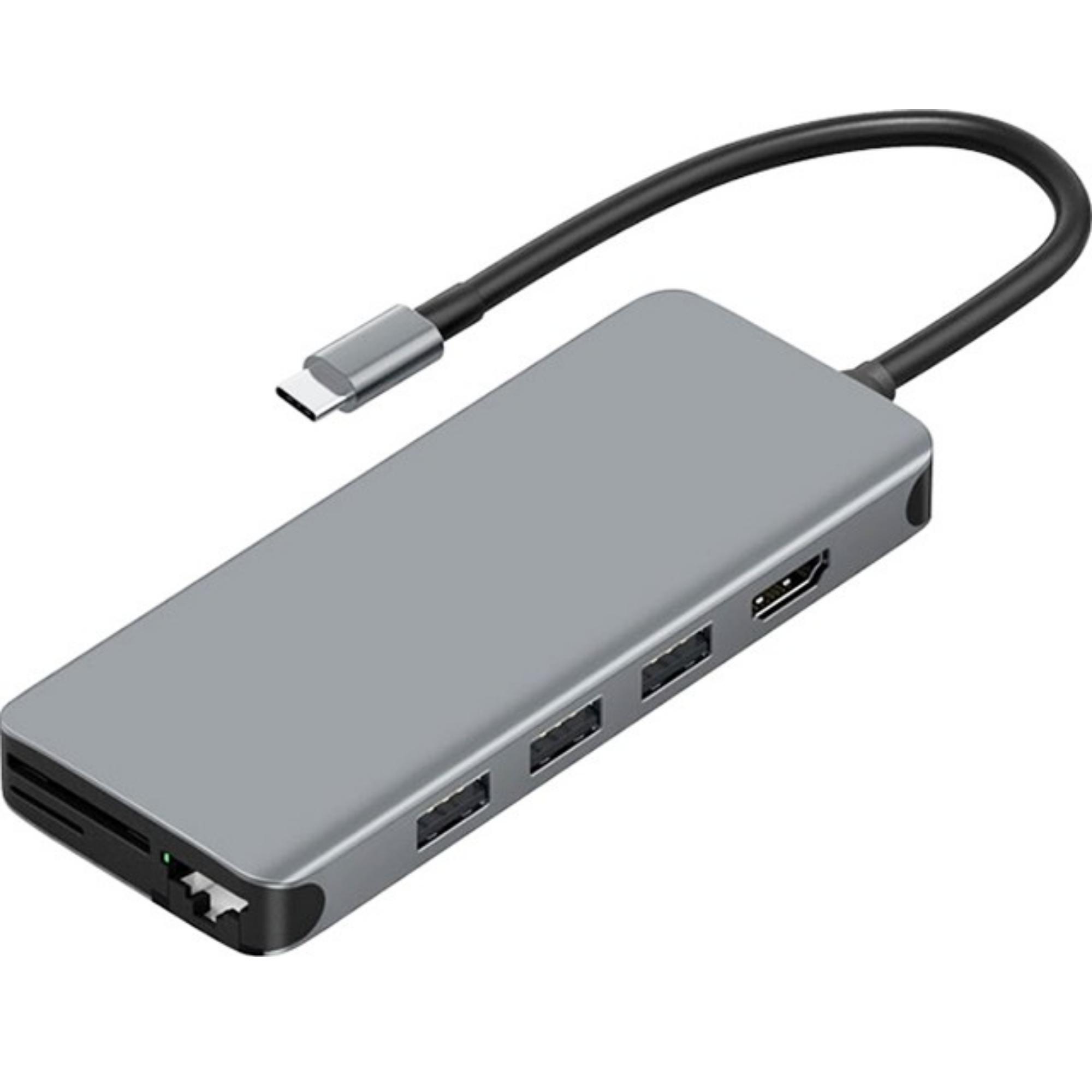 هاب 12 پورت USB-C گرین لاین مدل 12 A هاب 12 پورت USB-C گرین لاین مدل 12 A