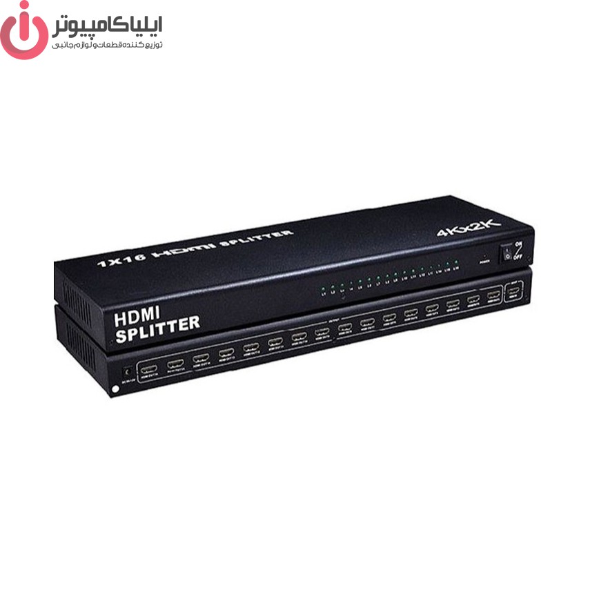d97574 اسپلیتر HDMI با 16 پورت وی نت مدل V-SPHD1416 - تصویر 1