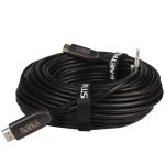 کابل فیبر نوری HDMI 2.1 کی نت پلاس مدل KNET PLUS KP-CHAOC21400 به طول 40 متر