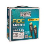 کابل فیبر نوری HDMI 2.1 کی نت پلاس مدل KNET PLUS KP-CHAOC21400 به طول 40 متر - تصویر 3