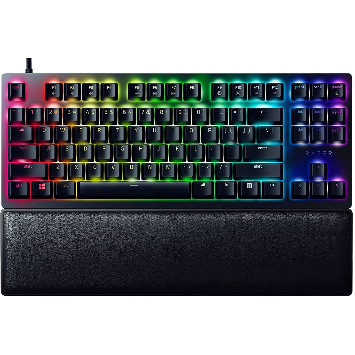 کیبورد مخصوص بازی ریزر مدل (Red)Razer Huntsman V2 Tenkeyless - Linear Optical Switch کیبورد مخصوص بازی ریزر مدل (Red)Razer Huntsman V2 Tenkeyless - Linear Optical Switch