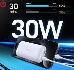 پاوربانک یوگرین مدل UGREEN PB501-25189 با ظرفیت 10000 میلی آمپر - تصویر 9