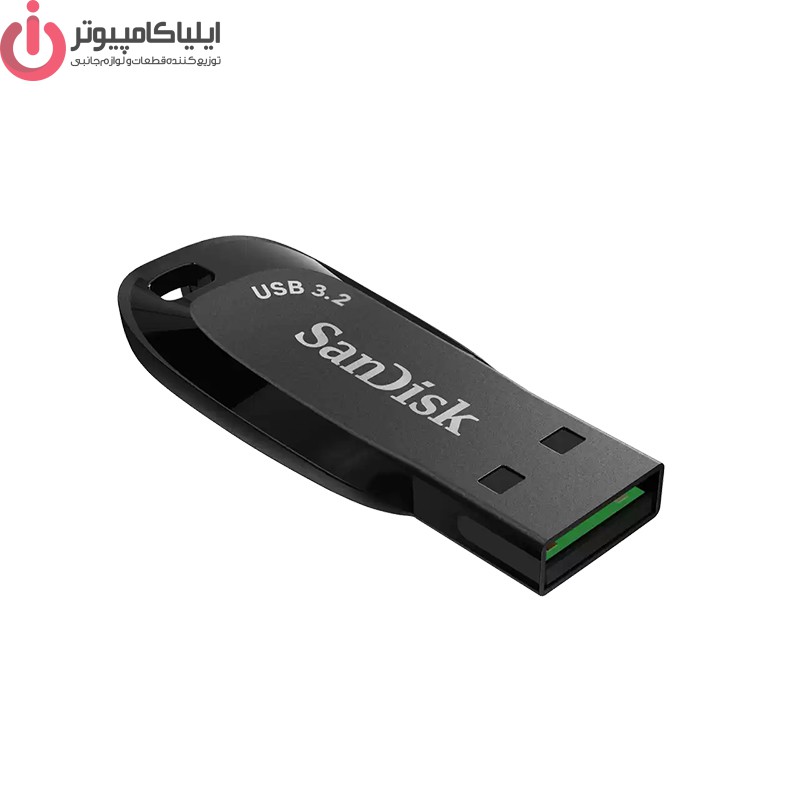 SanDisk-Ultra-Shift-USB-Flash-Drive-Black-3 فلش مموری USB3.2 Gen1 سن دیسک مدل ULTRA SHIFT CZ410 ظرفیت 128 گیگابایت - تصویر 1