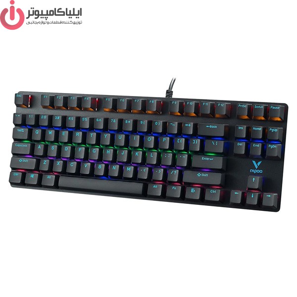 9999 کیبورد گیمینگ باسیم رپو مدل RAPOO V500 PRO-87