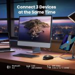 موس وايرلس،بلوتوث و سيم دار UGREEN MU103-90539 - تصویر 4
