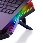 خنک کننده لپ تاپ کول‌کلد مدل CoolCold K40 RGB پنج فن با تنظیم ارتفاع - تصویر 6