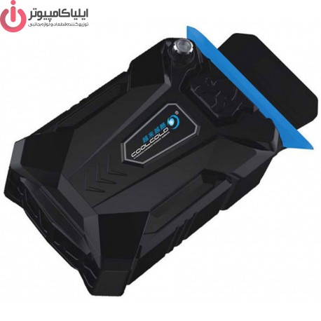 coolcold-k27-laptop-cooler خنک کننده لپ تاپ مدل CoolCold K27 تک فن مکشی - تصویر 1