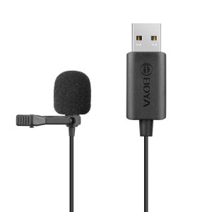 میکروفن یقه ای برند بویا مدل BOYA BY-LM40 USB