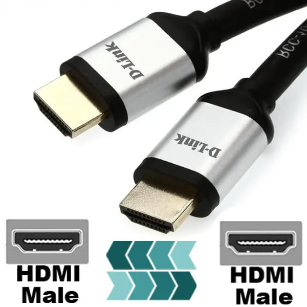 D-Link-HCB-4AABLBR-50 کابل HDMI دی لینک V2.0-4Kمدل HCB-4AABLBR-50 طول 50 متر