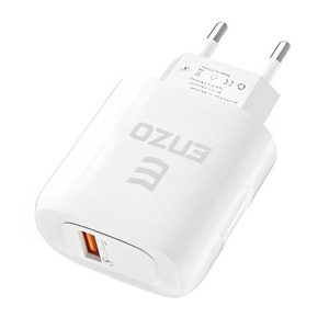 شارژر دیواری فست شارژ ENZO C-350 Qualcomm Quick Charge 3.0 3A 25W + کابل تایپ سی