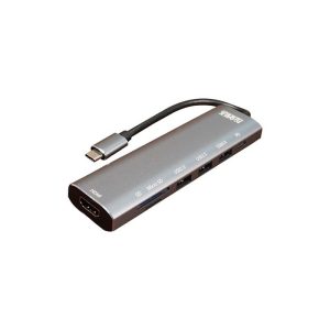 هاب 7 پورت USB-C کی نت پلاس مدل K-NET PLUS KP-MFCMS407