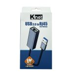 مبدل USB3.0 به RJ45 1000Mbps کی نت مدل K-NET K-COAM30LAN