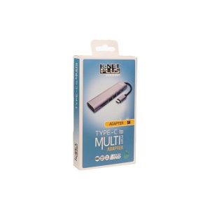 هاب 7 پورت USB-C کی نت پلاس مدل K-NET PLUS KP-MFCMS407