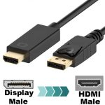 کابل Display به HDMI ونتولینک به طول 5 متر - تصویر 3