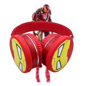 هدفون شارژی عروسکی مرد آهنی Iron Man DR-40