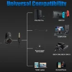 هدست مخصوص بازی اونیکوما مدل ONIKUMA M180 Pro - تصویر 5