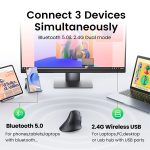 موس وايرلس و بلوتوث ارگونومیک یوگرین مدل UGREEN MU008-25444 - تصویر 4