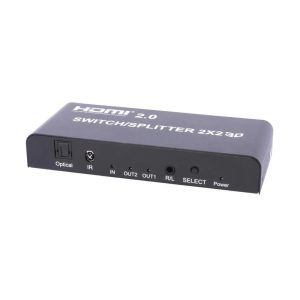 سوییچ اسپلیتر HDMI 2×2 کی نت مدل K-SWSP2022