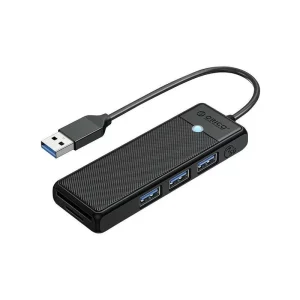 هاب 3 پورت USB3.0 اوریکو مدل ORICO PAPW3AT-U3-015 همراه شیار کارت‌ریدر