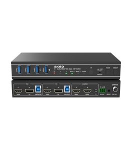 سوییچ KVM دو پورت HDMI , DISPLAY مدل FN-K3D21