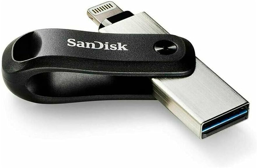 فلش مموری 128GB سنديسک مدل SANDISK iXpand Flash Drive GO با رابط لایتنینگ