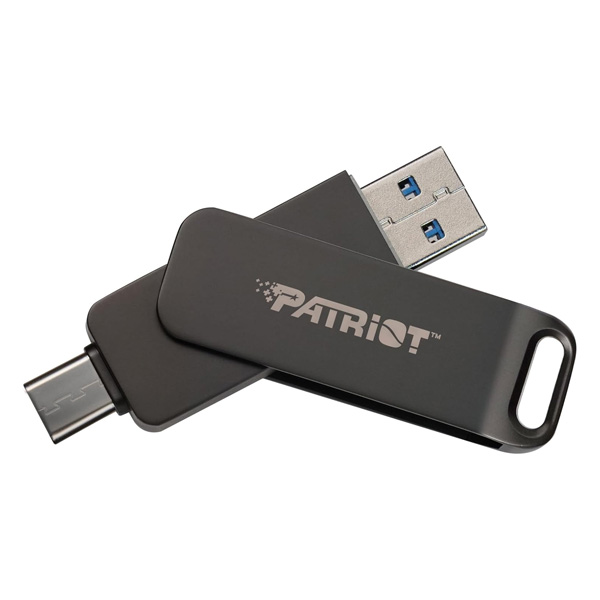 6666 فلش مموری 64GB پاتريوت مدل PATRIOT Rage R550 اتصال USB3.2 + OTG TYPE-C - تصویر 1