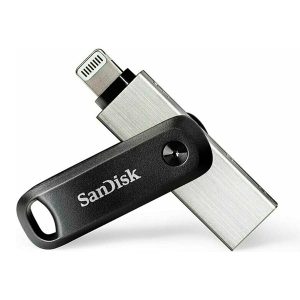 فلش مموری 128GB سنديسک مدل SANDISK iXpand Flash Drive GO با رابط لایتنینگ