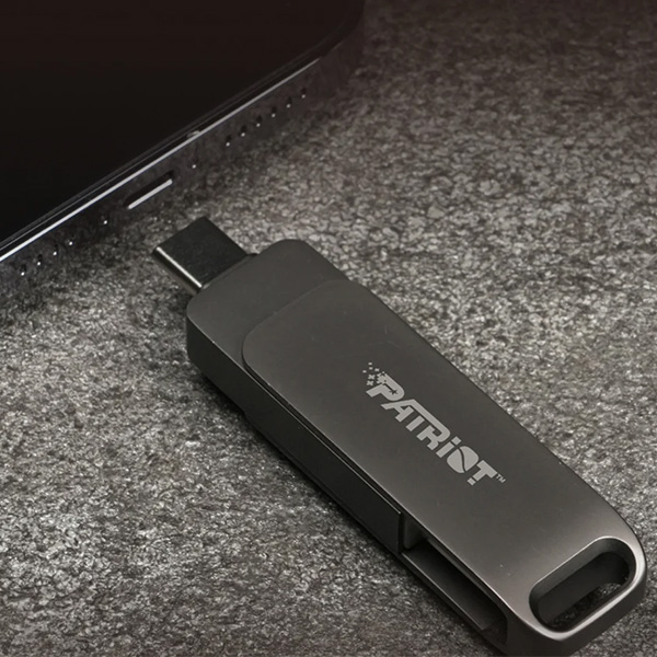 885555 فلش مموری 128GB پاتريوت مدل PATRIOT Rage R550 اتصال USB3.2 + OTG TYPE-C - تصویر 1