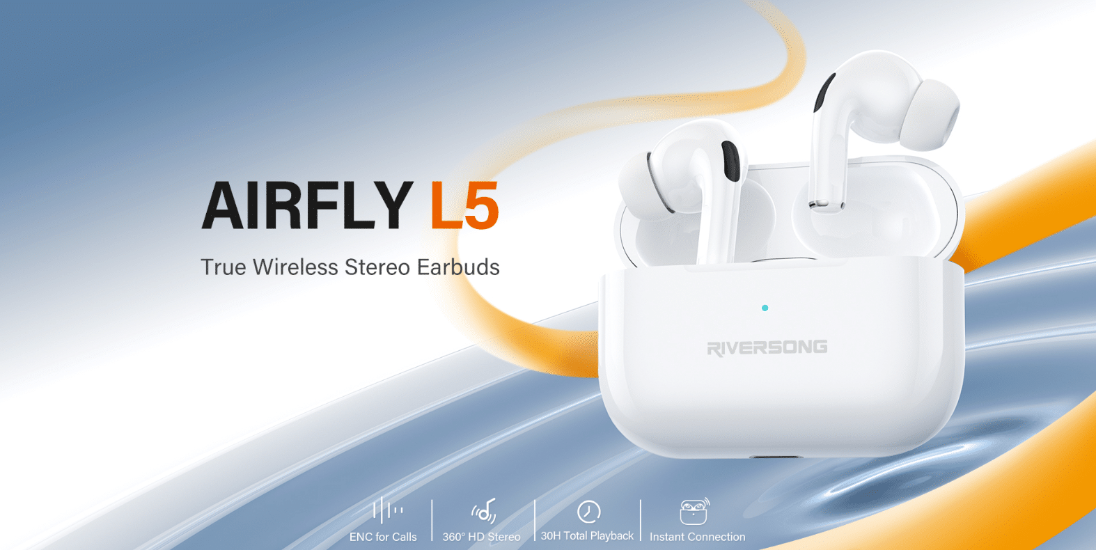 هندزفری بلوتوثی ریورسانگ مدل Riversong Airfly L5 EA267
