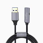 کابل افزایش طول USB 3.0 کی‌نت مدل K-NET K-CUE30100 طول 10 متر