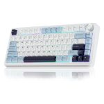 کيبورد گیمینگ سيم دار ، وايرلس و بلوتوثی آئولا مدل AULA F75 Mechanical سوئیچ GREEN