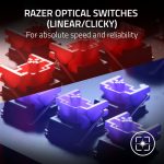 کيبورد گیمینگ ریزر مدل Razer Huntsman V2 Tenkeyless سوئیچ RED - تصویر 3