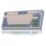 کيبورد گیمینگ سيم دار ، وايرلس و بلوتوثی آئولا مدل AULA F75 Mechanical سوئیچ GREEN - تصویر 2