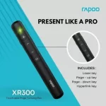 پرزنتر بی سیم رپو مدل RAPOO XR300 - تصویر 3